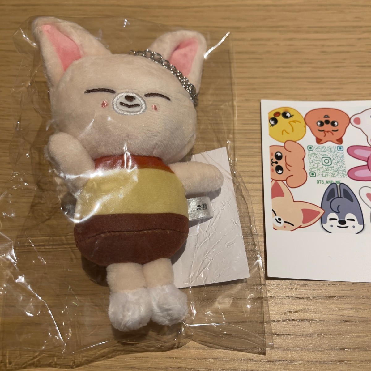 I.N FoxI.Ny - Stray Kids - Japan Pudding - 10cm Plush Bag Charm