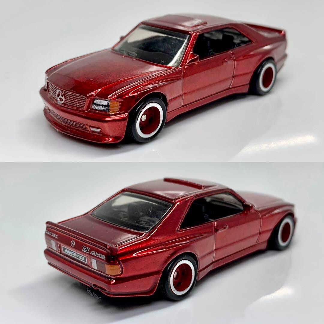 Hot Wheels Mercedes Benz 560 SEC AMG 1989 Super Treasure Hunt | eBay