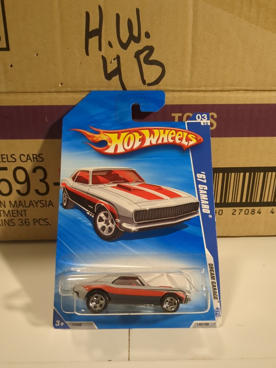 Hot Wheels '67 Camaro Dream Garage '09 Silver/Black/Red 149/190 3