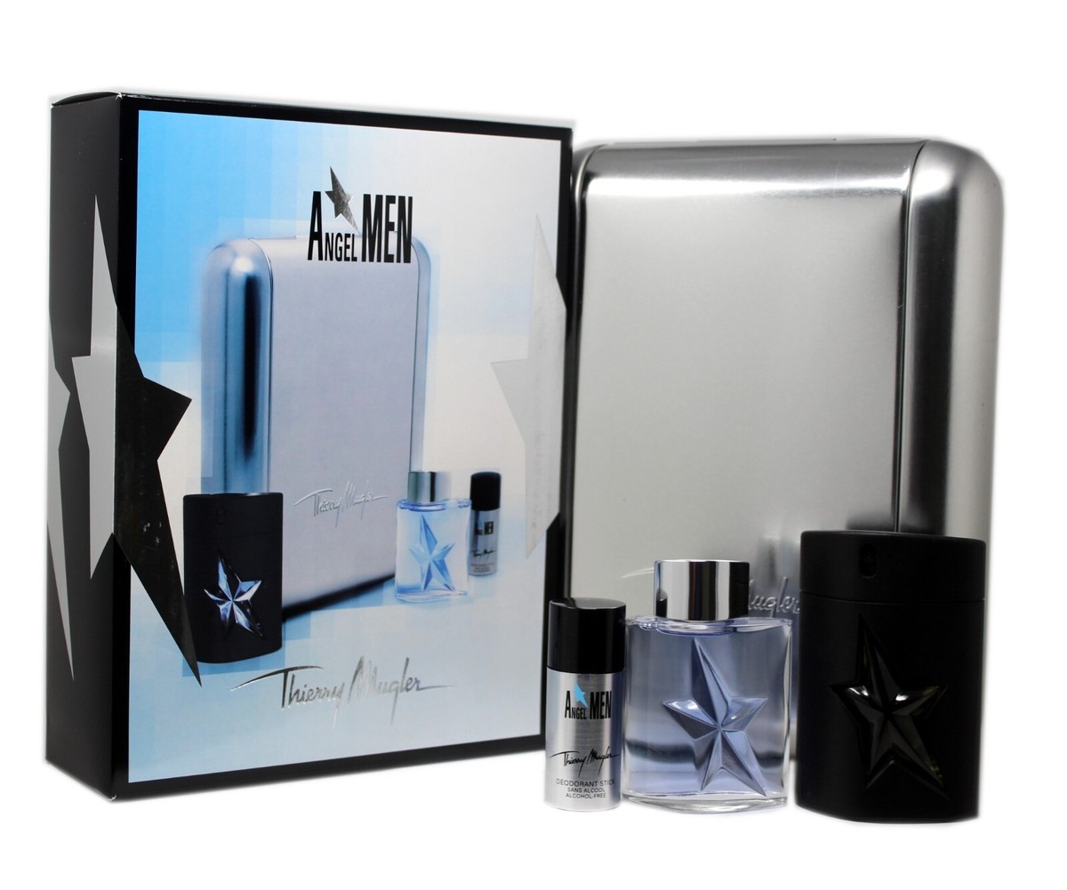 THIERRY MUGLER ANGEL 3 PIECE GIFT SET FOR MEN EAU DE TOILETTE