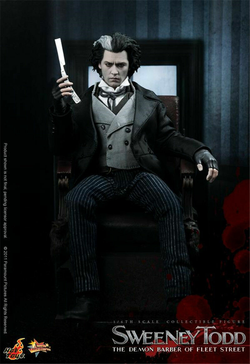 HOTTOYS HT MMS149 Sweeney Todd Action Figure Demon Barber 1:6
