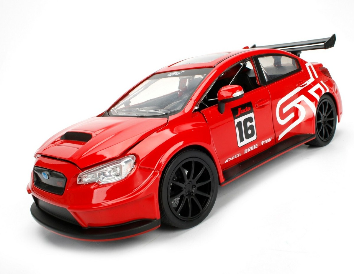 JADA JDM TUNERS 2016 SUBARU WRX STI WIDEBODY RED 1:24 DIECAST