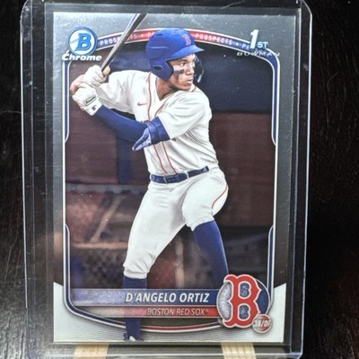 2025 Bowman Chrome 1st D'Angelo Ortiz #BCP-61 Boston Red Sox Big