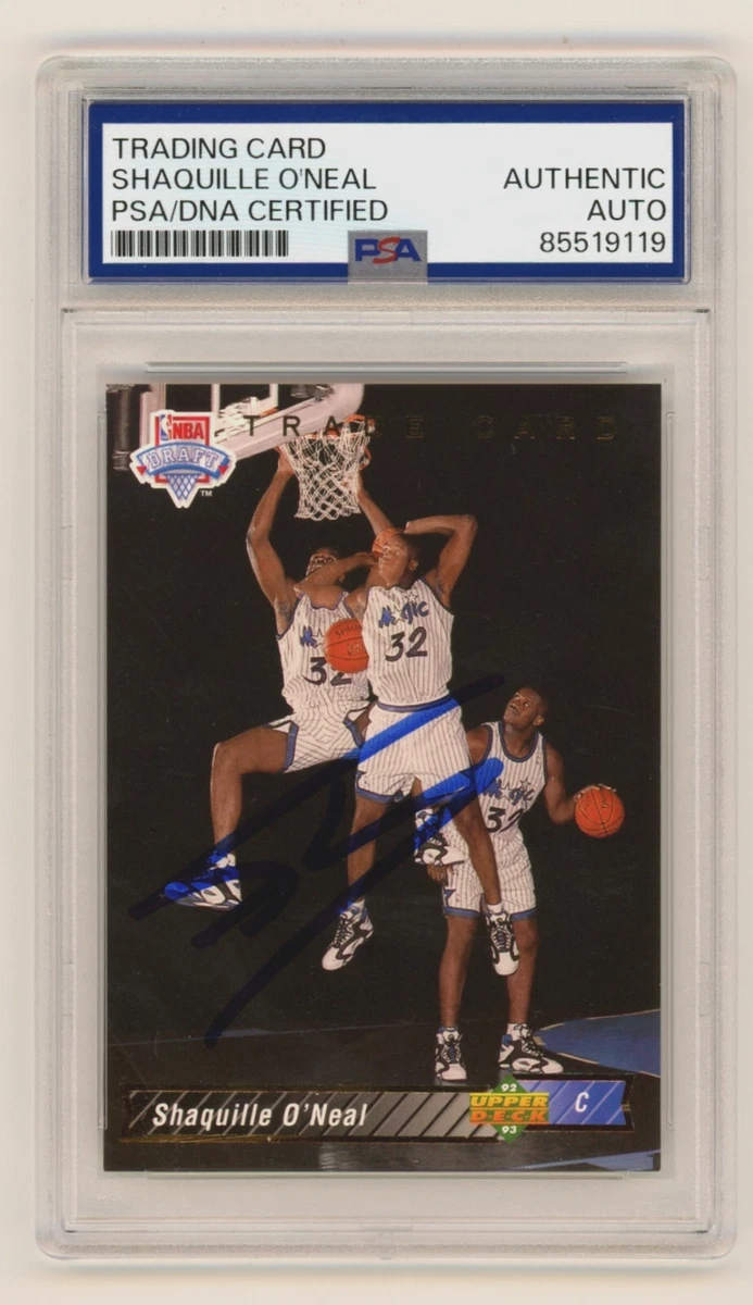 Shaquille O'Neal Orlando Magic Basketball Autographed Sports