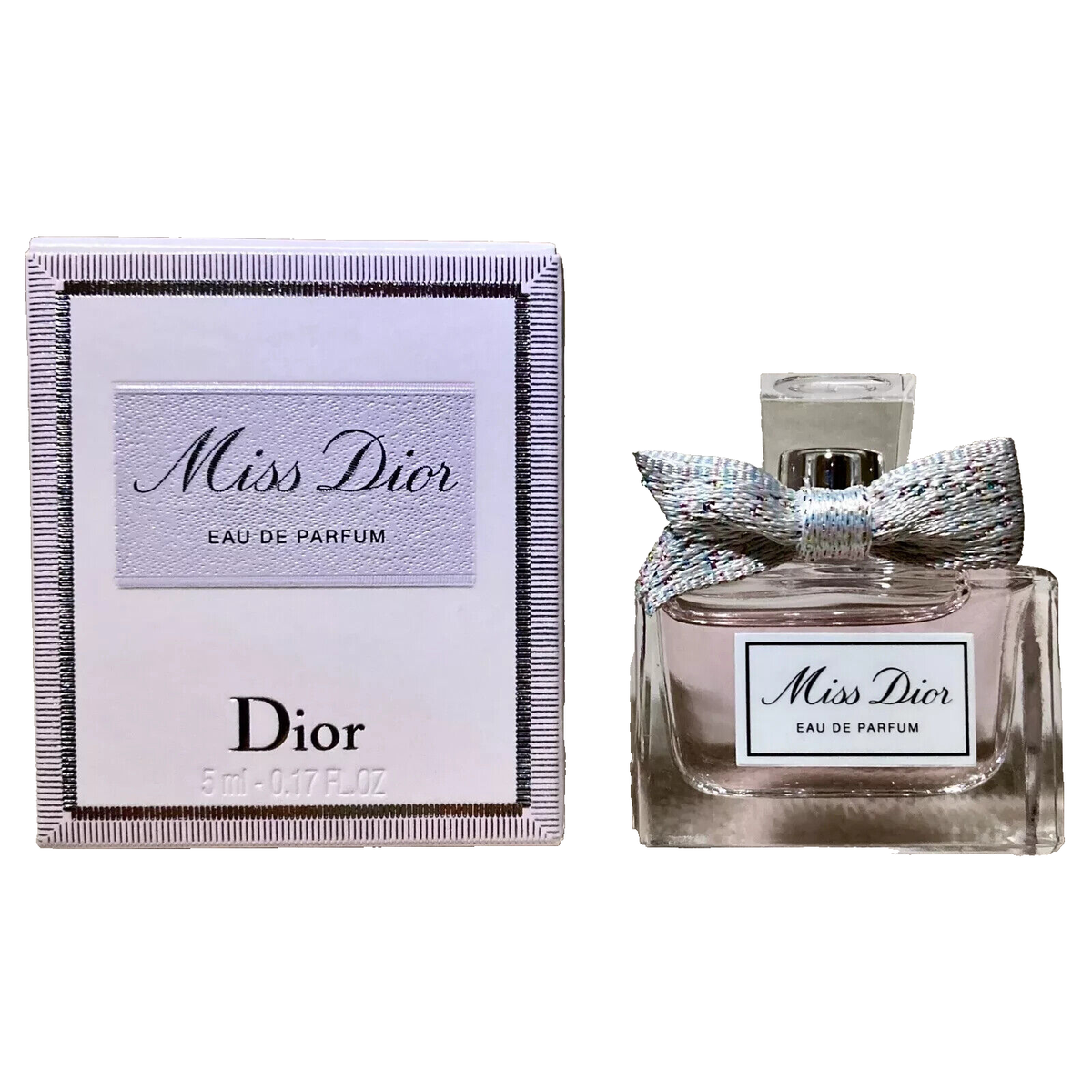 Miss Dior Eau De Parfum Mini Splash 0.17 FL OZ / 5ml Travel Size