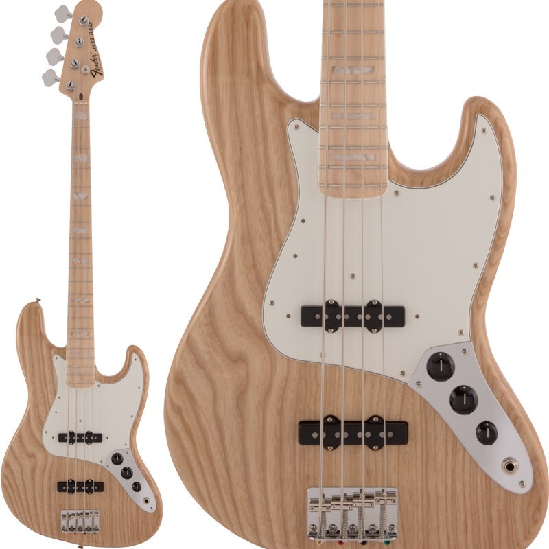 Fender Made in Japan Heritage 70s Jazz Bass (Natural) Electric
