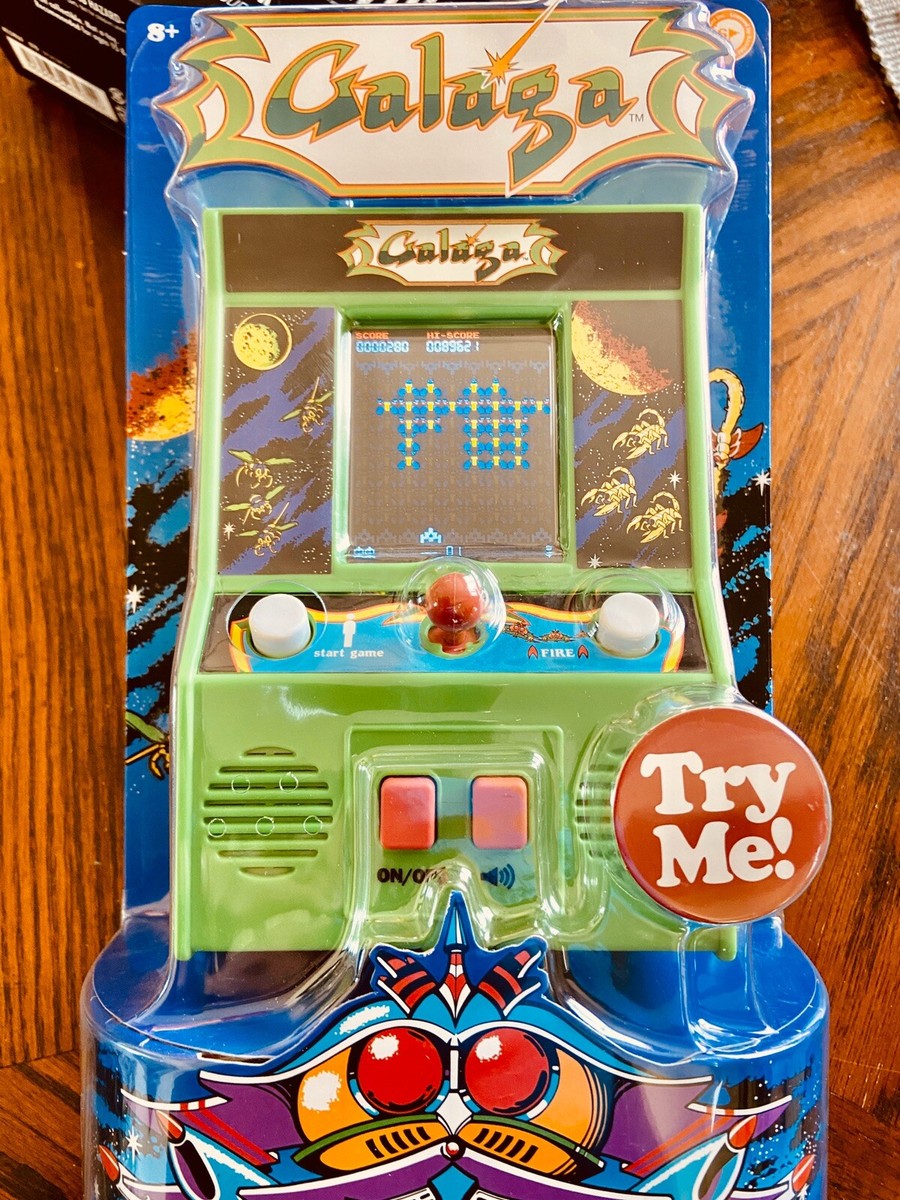 1980s Throwback Handheld Mini Galaga Classic Mini Arcade Brand New