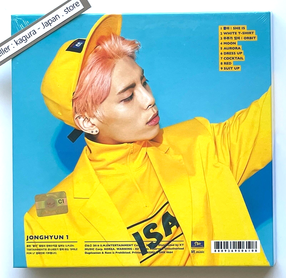SHINee Jonghyun SHE IS CD Photocard Booklet 1st Solo Album 2016