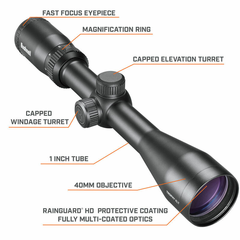 Bushnell Trophy XLT Riflescope 3-9x40mm DOA Ballistic Reticle