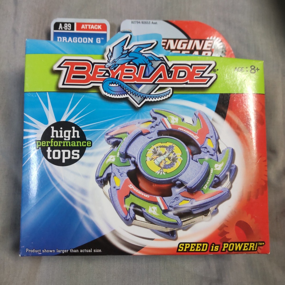 A-89 Dragoon G (Galaxy) Blue Metallic ver. - HASBRO Beyblade G