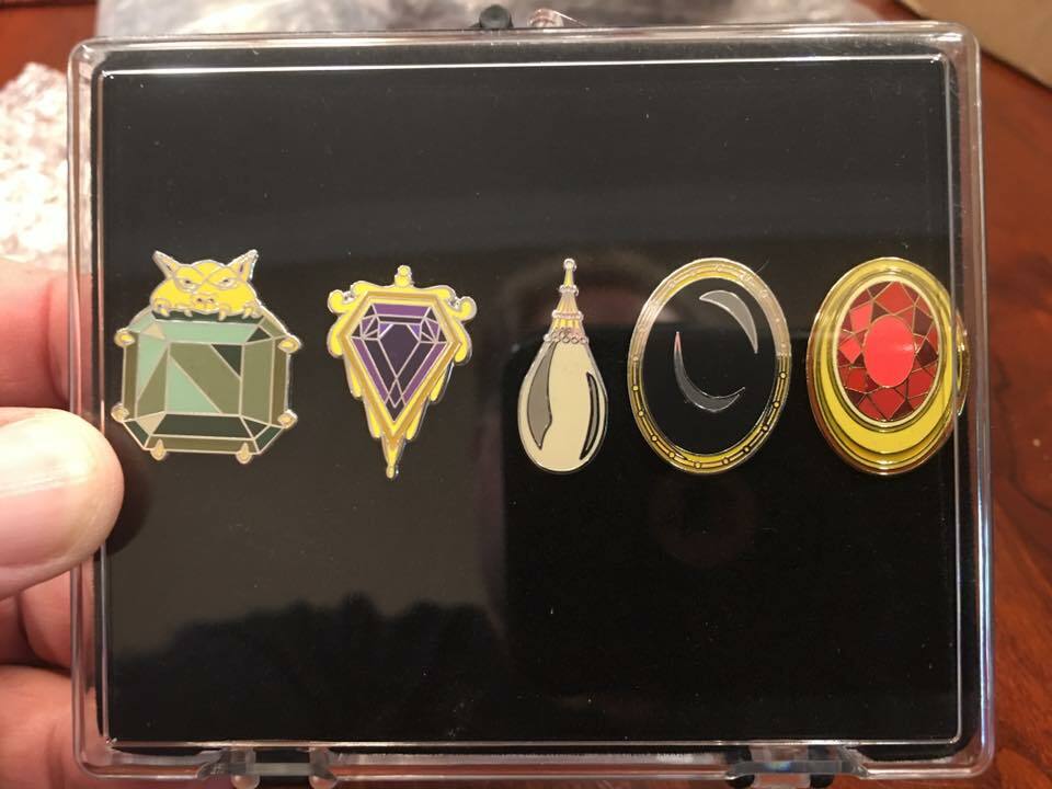 Moxes Pin Set by Dan Frazier Alternate Art Mtg Magic Power 9 New