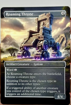 Roaming Throne Proxy Card with Custom designed art | eBay