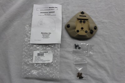 NOROTOS UNIVERSAL SHROUD HELMET SHROUD NVG MOUNT 1 OR 3 HOLE | eBay