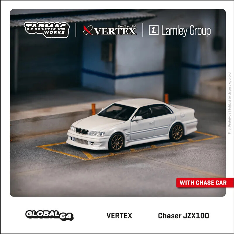 Tarmac Works 1:64 Chaser JZX100 White Metallic Model Car | eBay