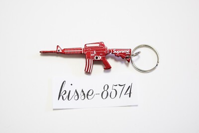 Supreme M16 Red Bottle Opener Keychain Rare | eBay