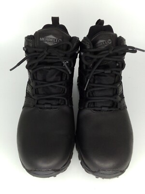Merrell Work Moab 2 Mid Tactical Response Waterproof, Black, Size