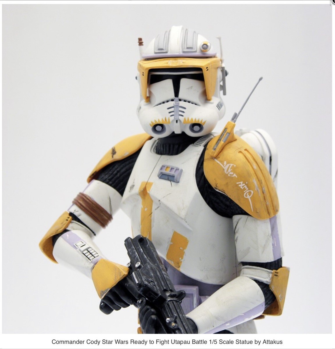 Attakus Commander Cody Statue Star Wars Utapau Battle 1/5 Scale