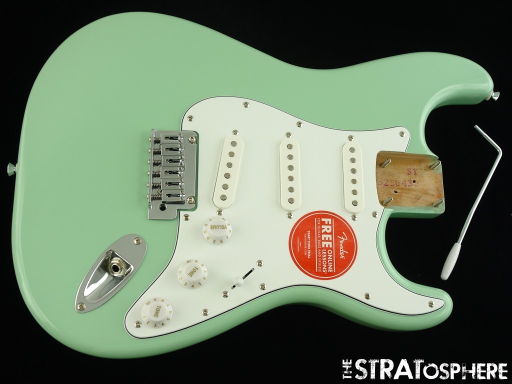 Fender Squier Affinity Series Stratocaster Strat LOADED BODY, Surf