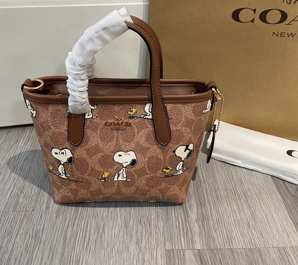 Buy Coach X Peanuts Teri Shoulder Bag In Signature Canvas With