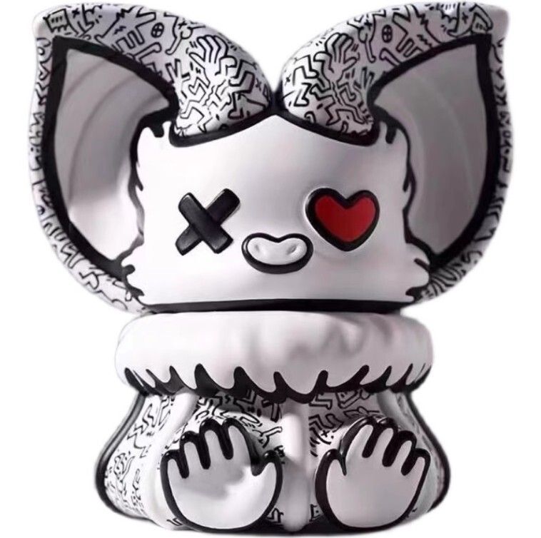 Pop Mart YOKI x KEITH HARING Designer Figures H12CM Soft Vinyl
