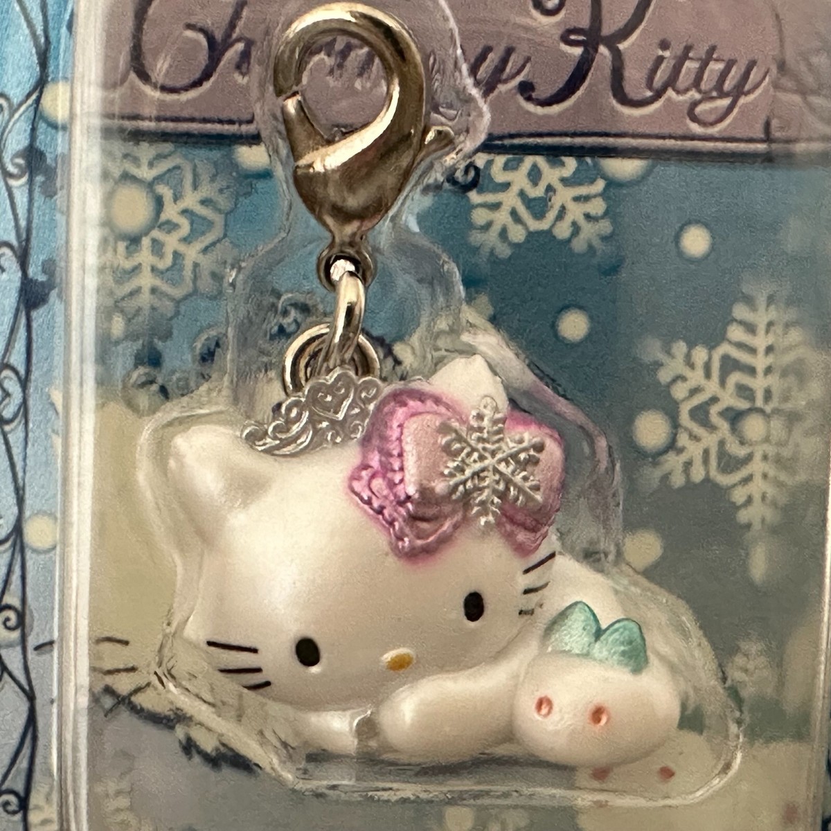 Charmmy Kitty Vintage zipper Keychain Hokkaido Snow rabbit SANRIO