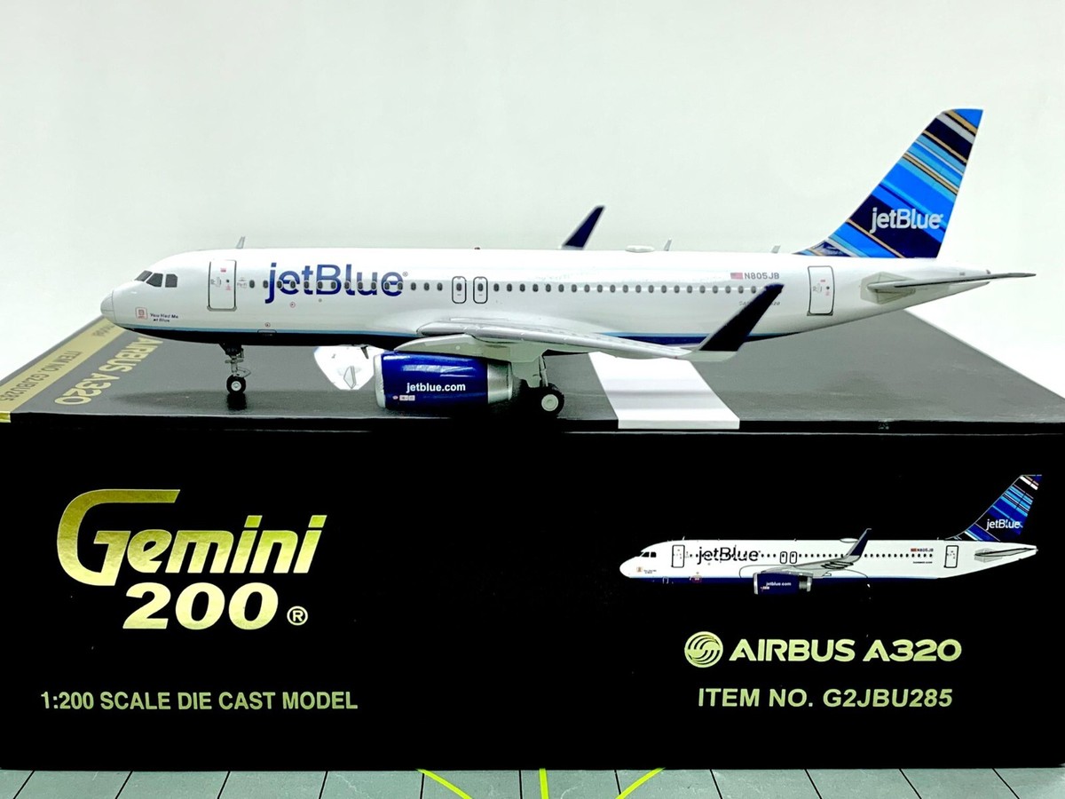 Gemini 200 1:200 JetBlue Airbus A320 G2JBU285 N805JB 763116411466
