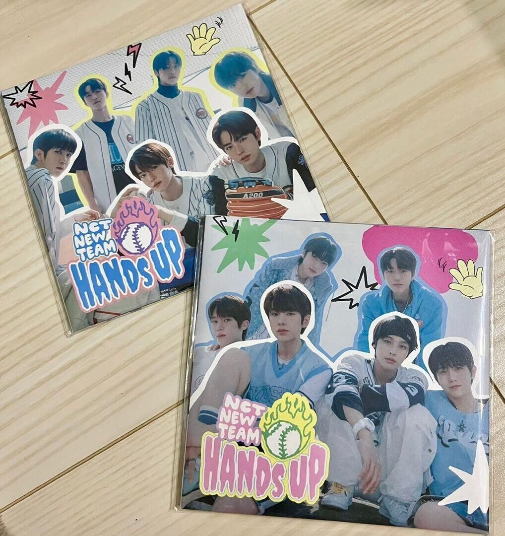 NCT NEW TEAM Hands Up A B Ver. Set of 2 Limited First Edition CD