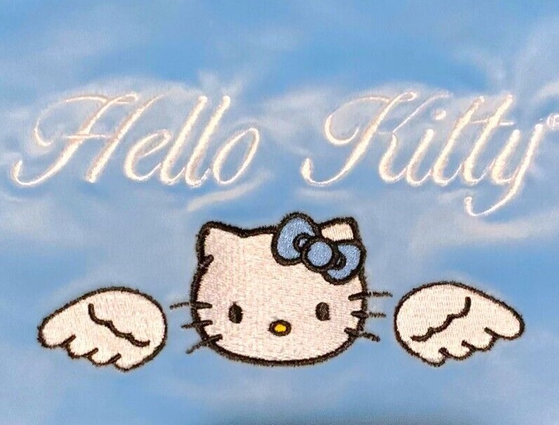Hello Kitty X Forever 21 Blue Angel Tube Top Velour Sanrio Sizes S