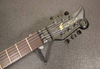 Electric Guitar Edwards ES-100PR-III Black Luna Sea Sugizo Model