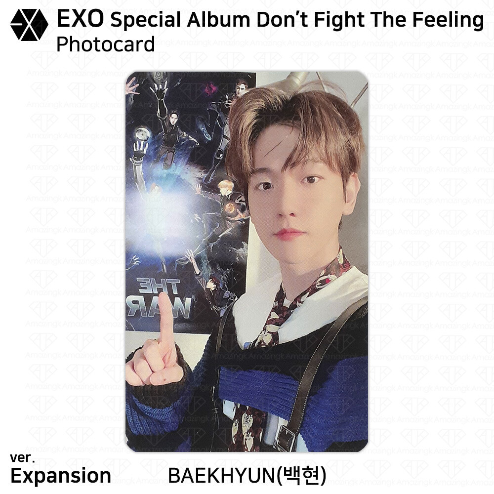 EXO Special Album Don't Fight the Feeling Official Photocard