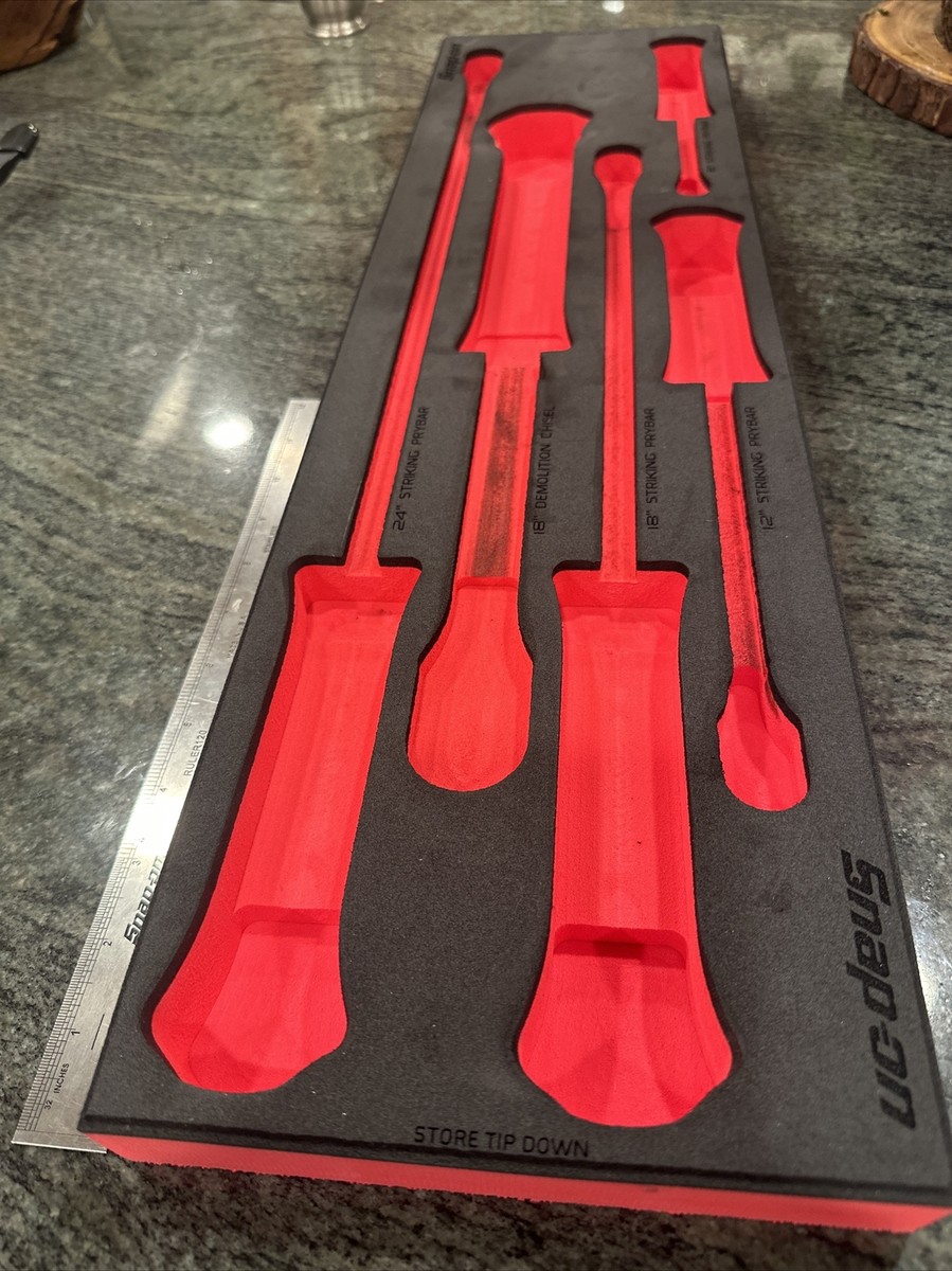 Snap-on-™️FOAM ORGANIZER TRAY for 5 Pc Prybar Set FMPR01B For 8