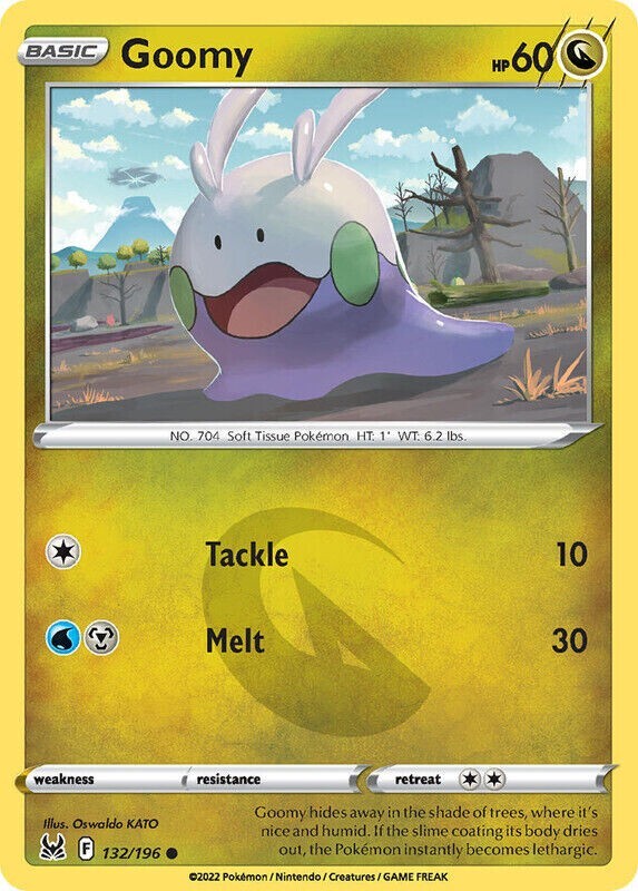 Goomy 132/196 Pokemon TCG Dragon Type Card | eBay
