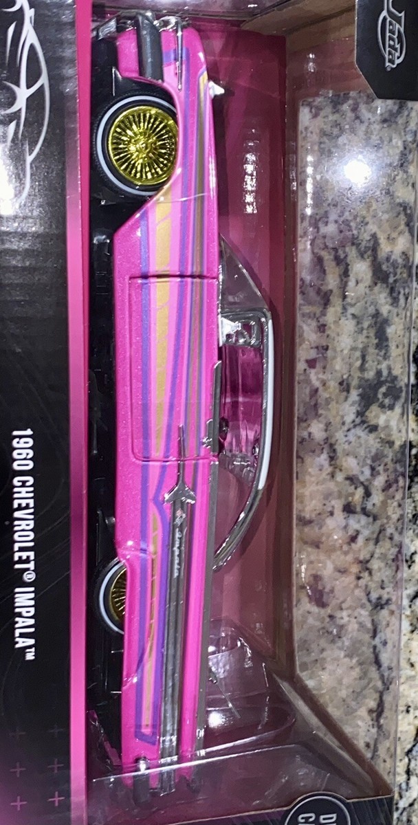 Jada 1/24 Pink Slips 1960 Chevrolet Impala Lowrider Metallic Pink