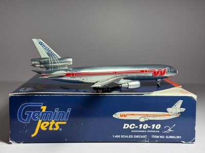 Gemini Jets 1:400 Western Airlines McDonnell Douglas DC-10-10
