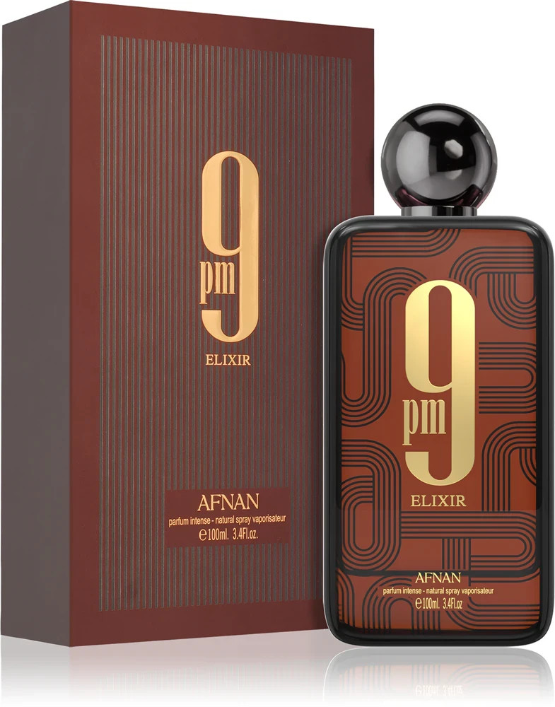 Afnan 9PM Elixir 3.4 oz / 100 ml Parfum Intense | eBay