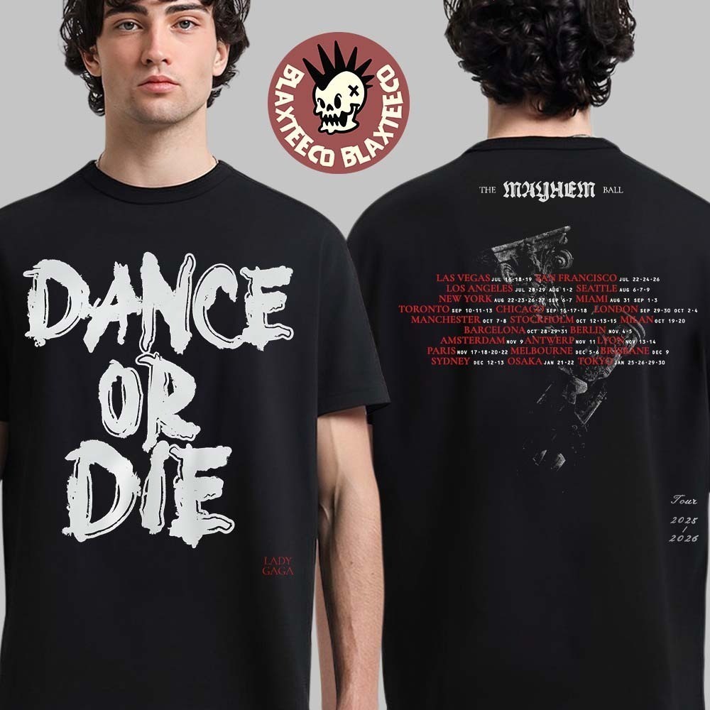 Lady Gaga The Mayhem Ball Tour 2025 2026 Exclusive Merch Dance Or