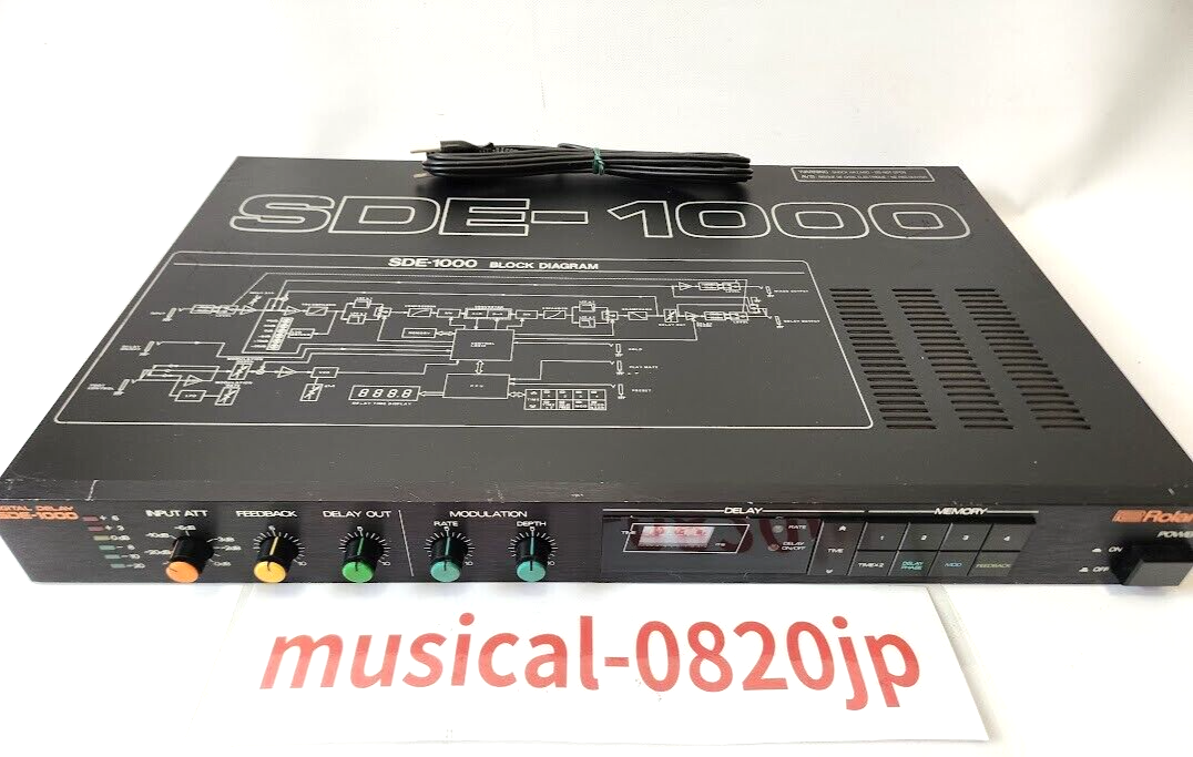 Roland SDE-1000 Digital Delay Rack Effects Processor | eBay