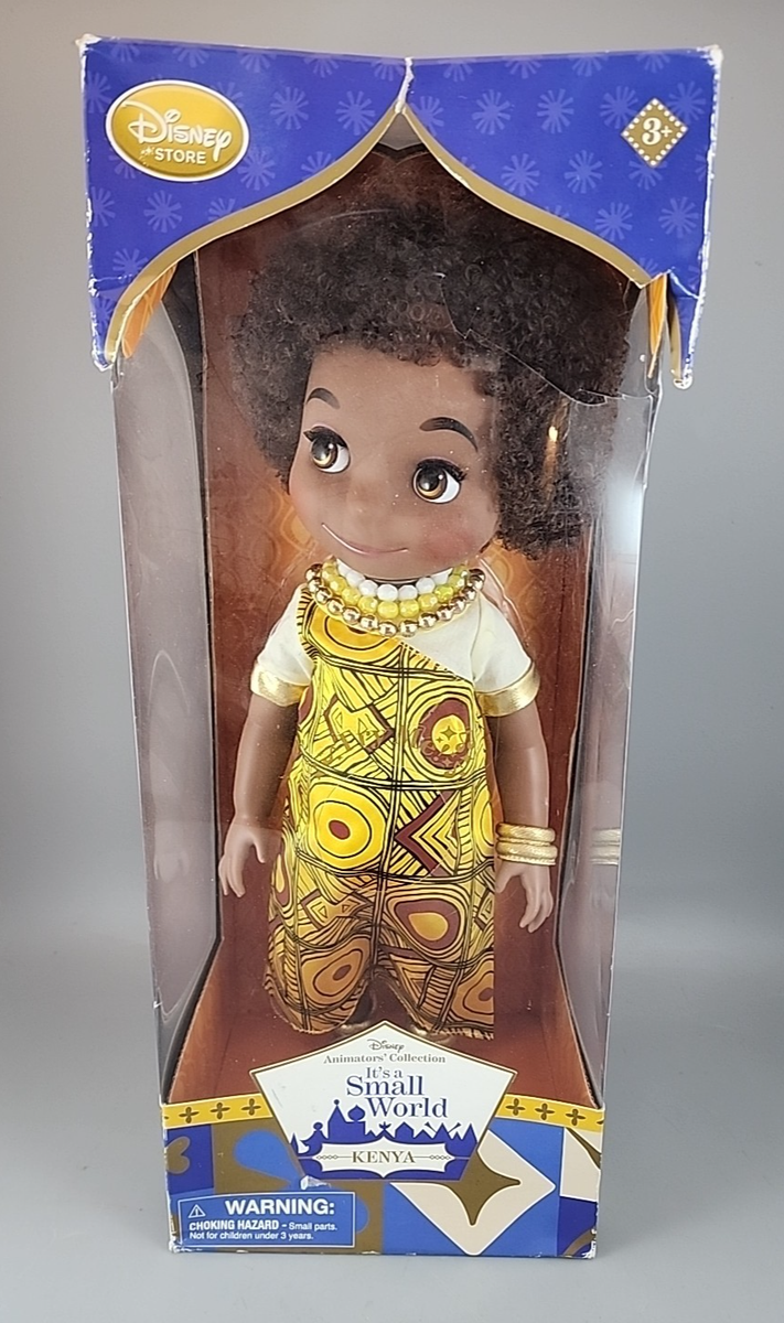 Disney Animators Collection 15in It's a Small World Kenya Singing