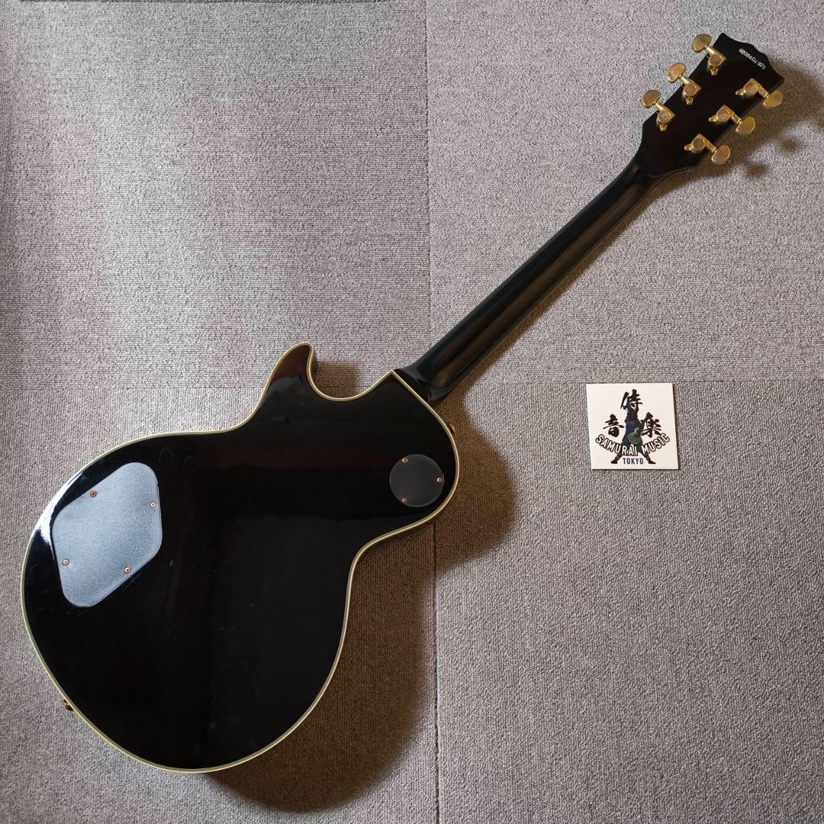 Grass Roots Les Paul Custom Model Black ESP Electric Guitar 3.86kg