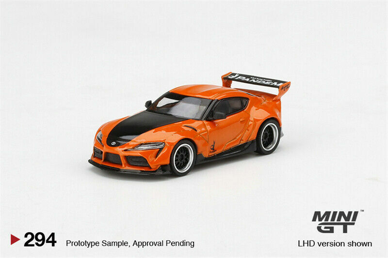 MINI GT 1:64 Pandem GR Supra V1.0 LHD Orange Car in box #294 | eBay
