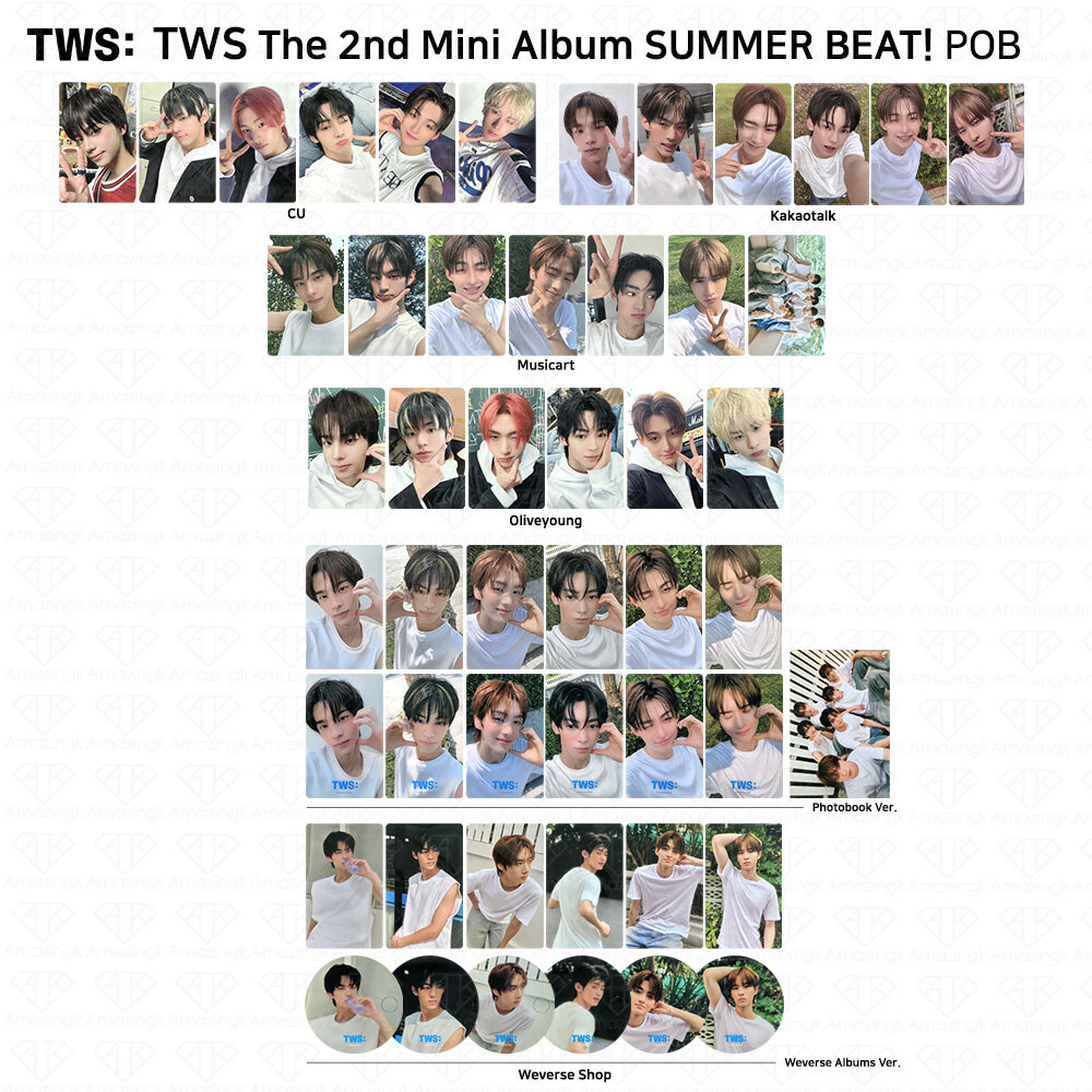 TWS The 2nd Mini Album SUMMER BEAT Weverse Shop Kakaotalk POB