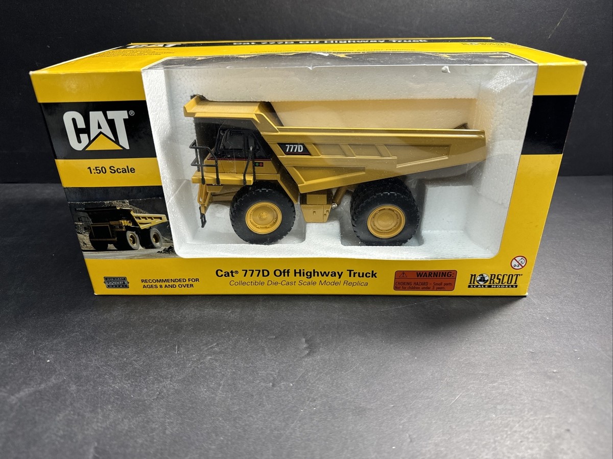 NORSCOT CAT 777D Highway Truck 重機スケールモデル CAT CATERPILLAR