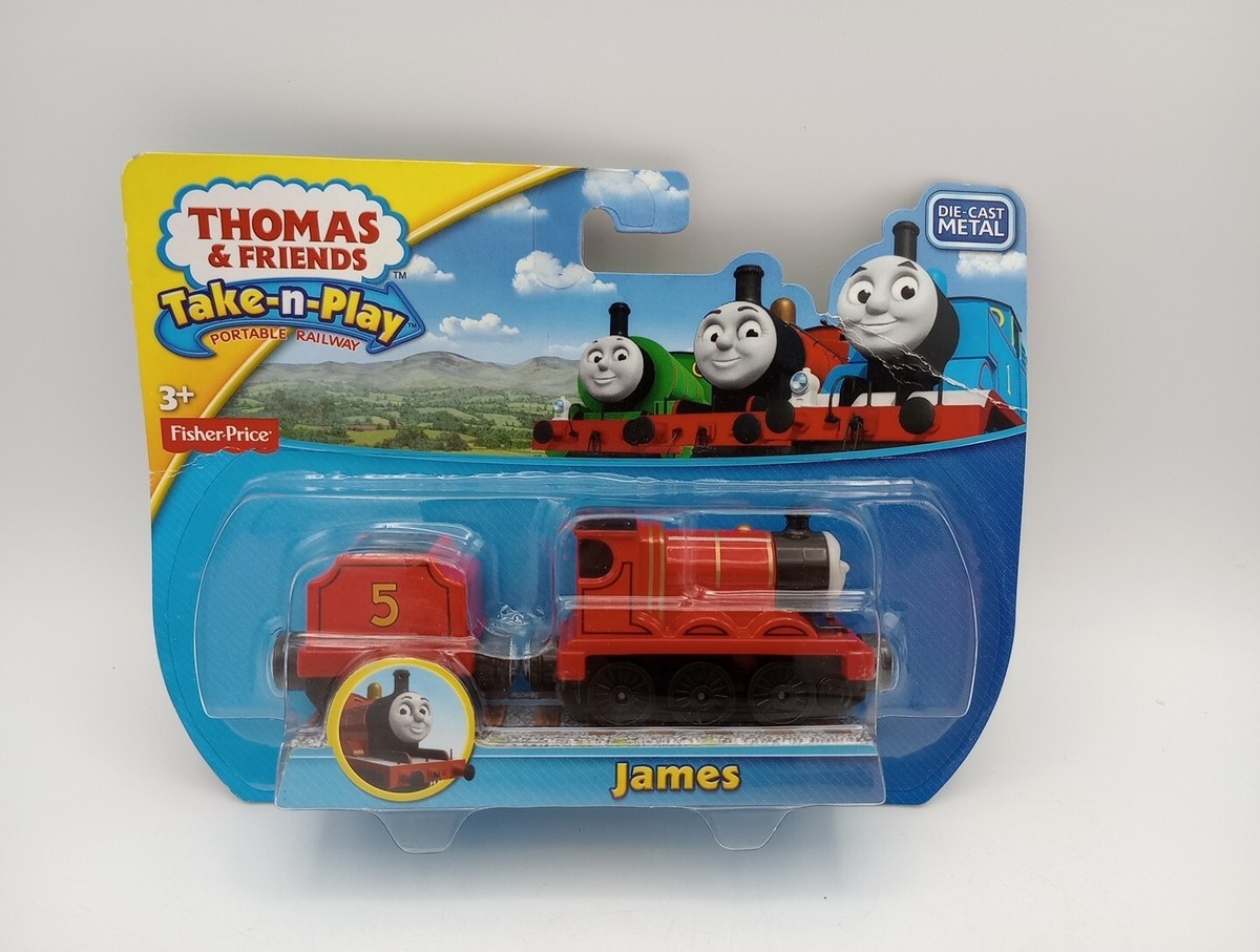 Thomas & Friends Take-n-Play James Locomotive Train In Package