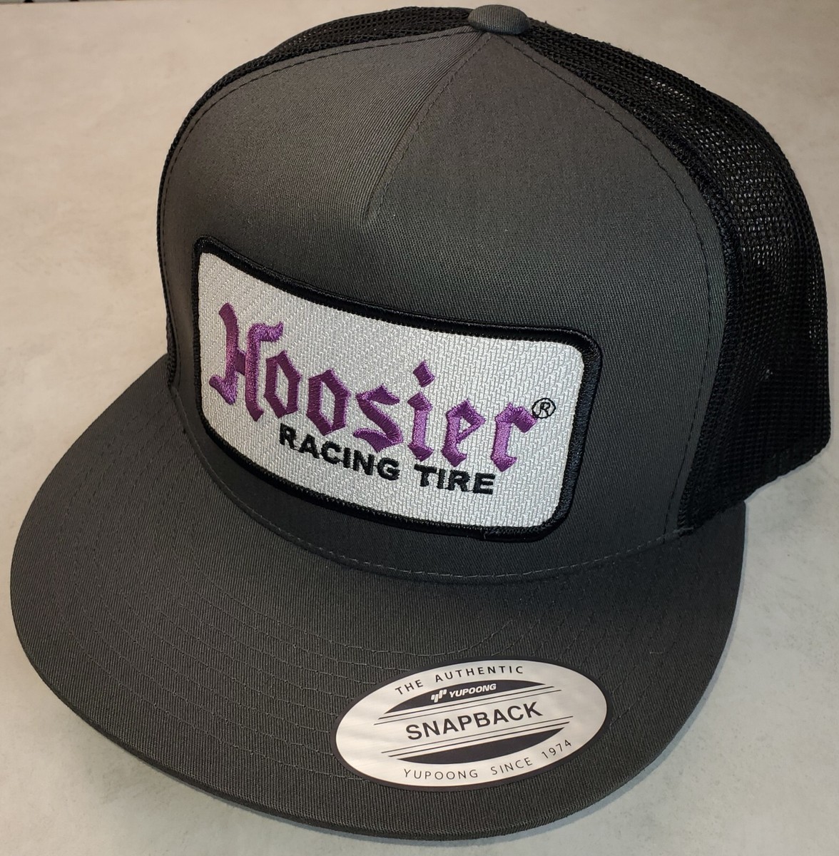 Hoosier Racing Tire Patch Yupoong Trucker Hat Classic 6006