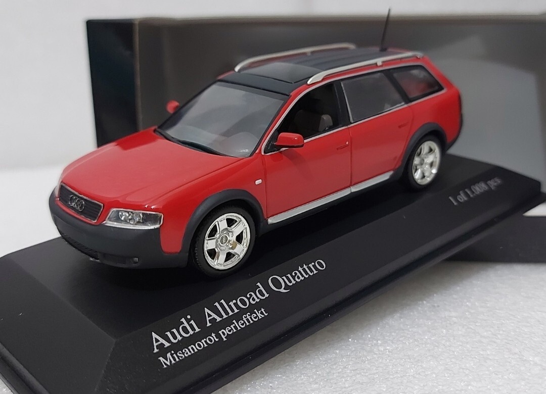 Audi A6 C5 Avant Allroad 2.5 Quattro Red 2001 1:43 Minichamps 400