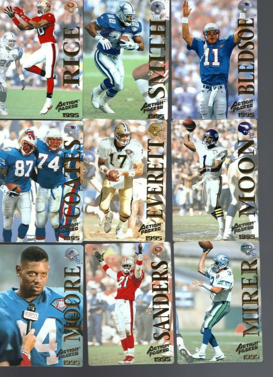 1995 ACTION PACKED FOOTBALL COMPLETE SET 1-126 | eBay