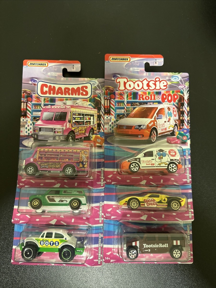 2024 Matchbox Candy Set 1-6 Austin Van Hummer GT40 Chow Wagon VW
