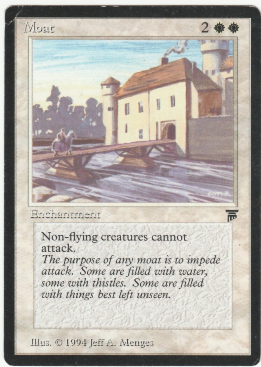 Legends MTG Moat Magic Rare | eBay