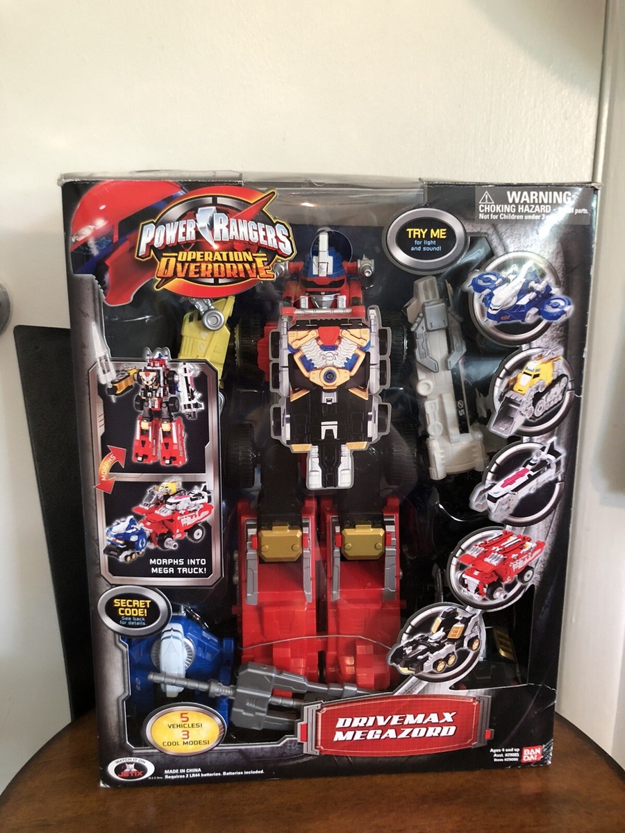 2007 Power Rangers Operation Overdrive Deluxe Drivemax Megazord
