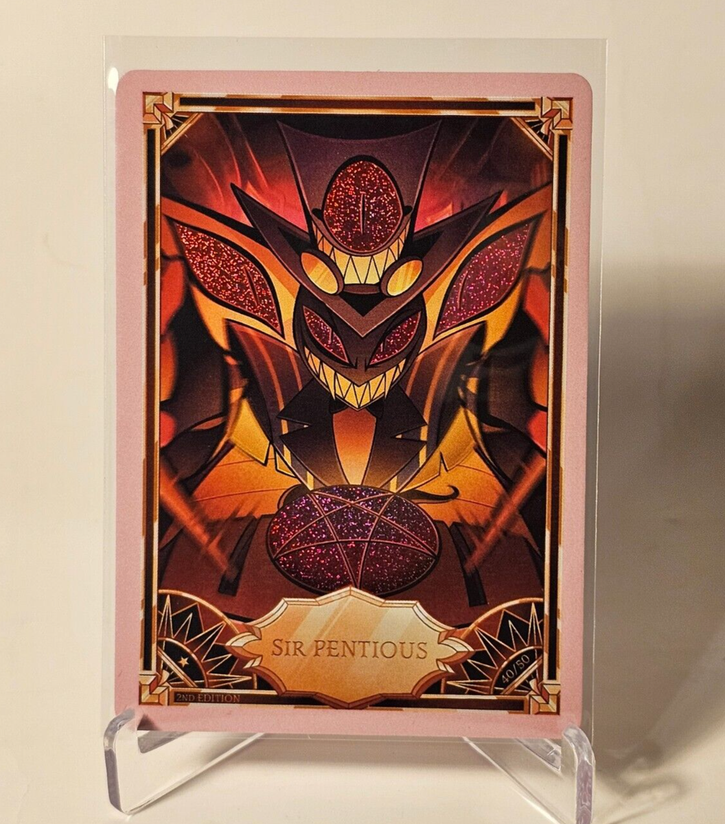 Hazbin Hotel Trading Card - Sir Pentious 40/50 PINK FOIL - 2nd